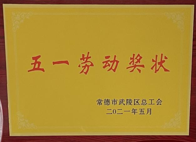 五一勞動(dòng)獎(jiǎng)狀